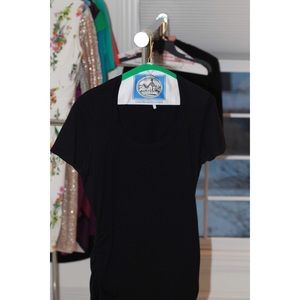 Classiques Entier Black -Scoop Neck Tee
